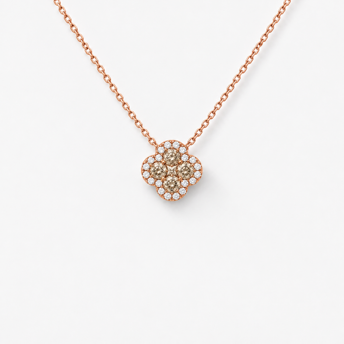 «Legacy of Elegance» Halskette Grande – beige Diamanten