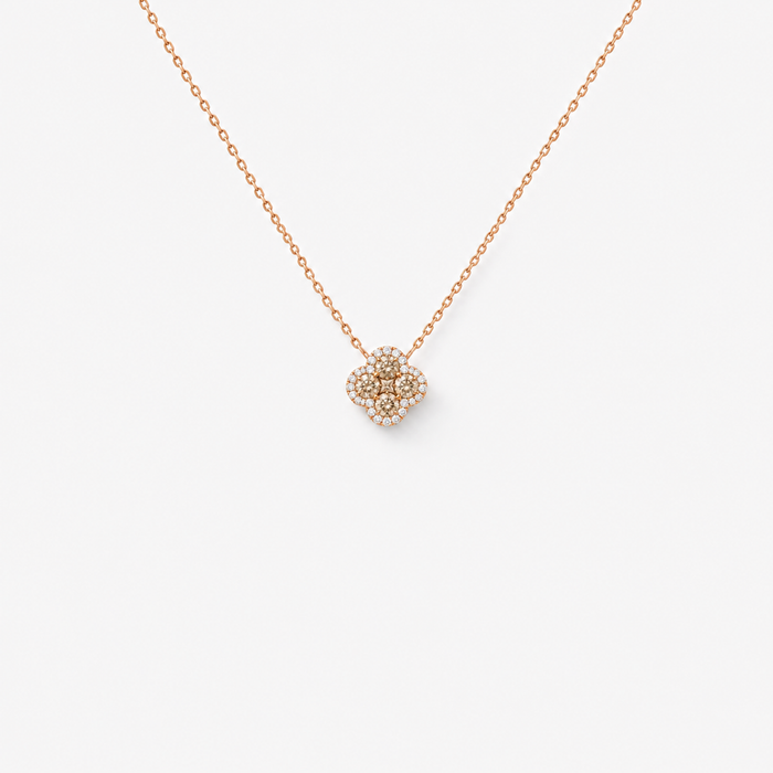 «Legacy of Elegance» Halskette Petite – beige Diamanten