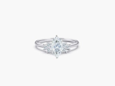 CINDERELLA Verlobungsring - Marquise Cut