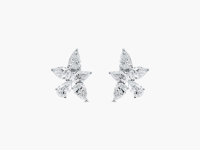 Cluster Elegance Diamant Ohrstecker - Grande