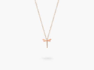 Dragonfly Diamond Necklace