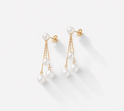Floating Pearls Ohrringe | Coeur de Perle