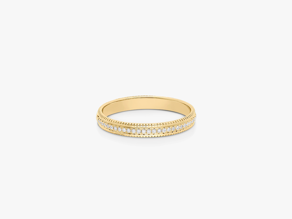 Heritage Lady Ehering - Milgrain Diamond Ligne