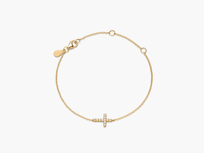 Diamant Kreuz Armkette