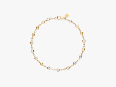MERMAID Bezel Diamond Armkette 