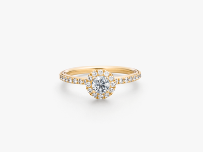 PROMISE Round Halo Verlobungsring