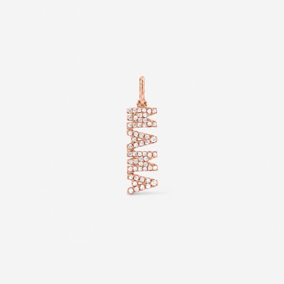 MAMA Diamant Charm in Roségold