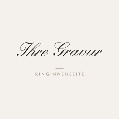 Gravur auf der Ringinnenseite