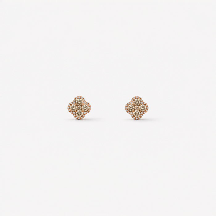 "Legacy of Elegance" Ohrstecker Petite – beige Diamanten