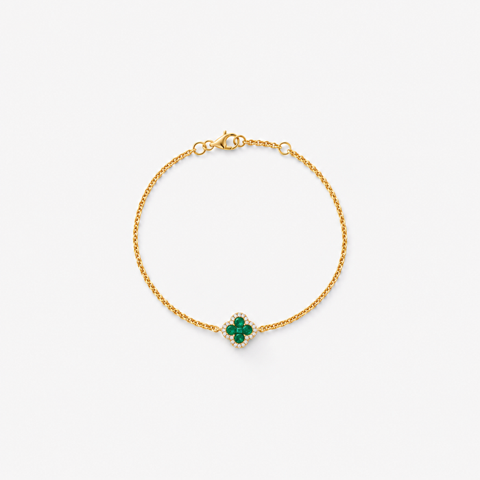 "Legacy of Elegance" Bracelet Petite - Green Emeralds