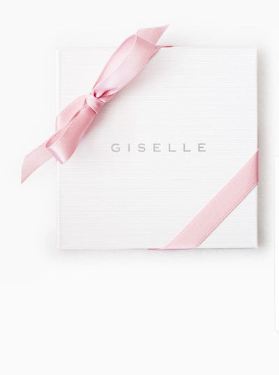 GISELLE Geschenkgutschein in weisser Box mit rosa Schleife