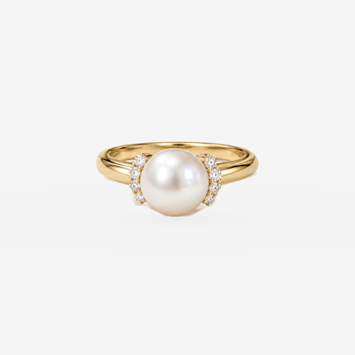 GISELLE Signature Pearl Ring | 1998 – 18k Gelbgold, Packshot