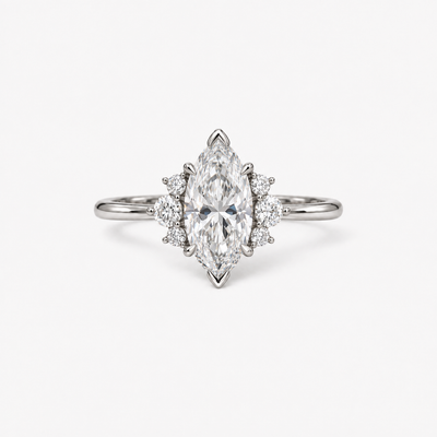 SISSI Setting Marquise – Platin – repräsentative Designvorschau