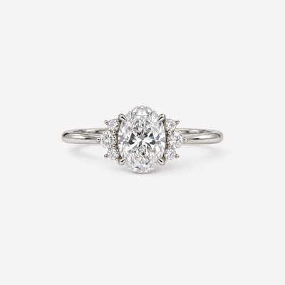 SISSI Setting Oval – Platin – repräsentative Designvorschau