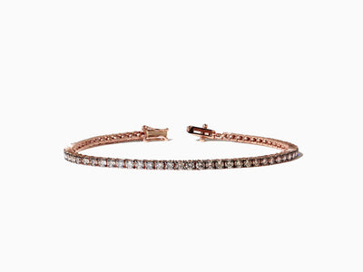Classic Tennis Armband - Beige