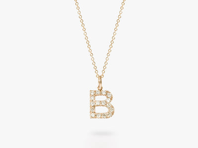 GRANDE DIAMANT BUCHSTABEN HALSKETTE