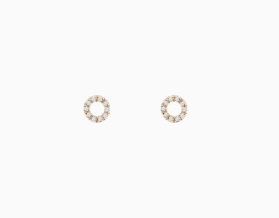 Diamant Circle Ohrstecker