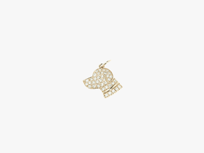 Dog Diamond Charm